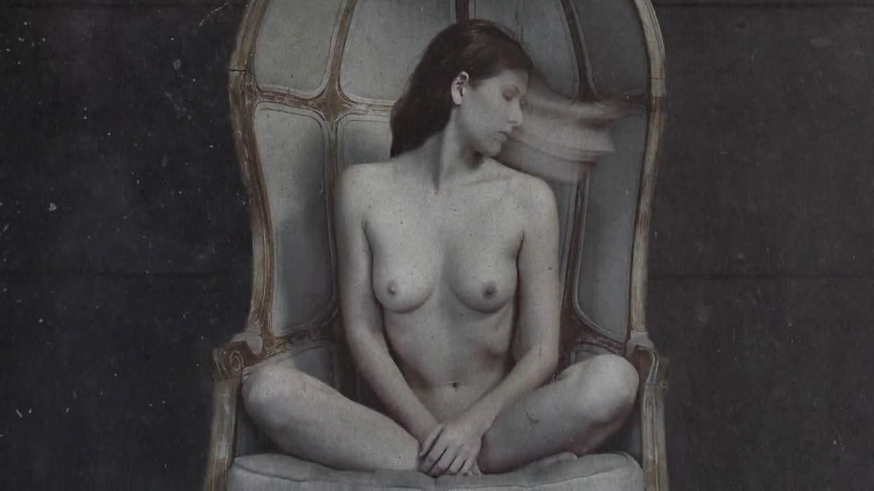 Thumbnail: Departure: Erotic Nude Canvas Wall Prints, Original Fine Art, Moody Aesthetic