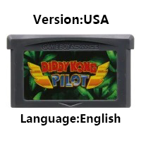 Thumbnail: GBA Video Game Cartridge Console Card dDonkey Kong Mario Wario Series Kart Party