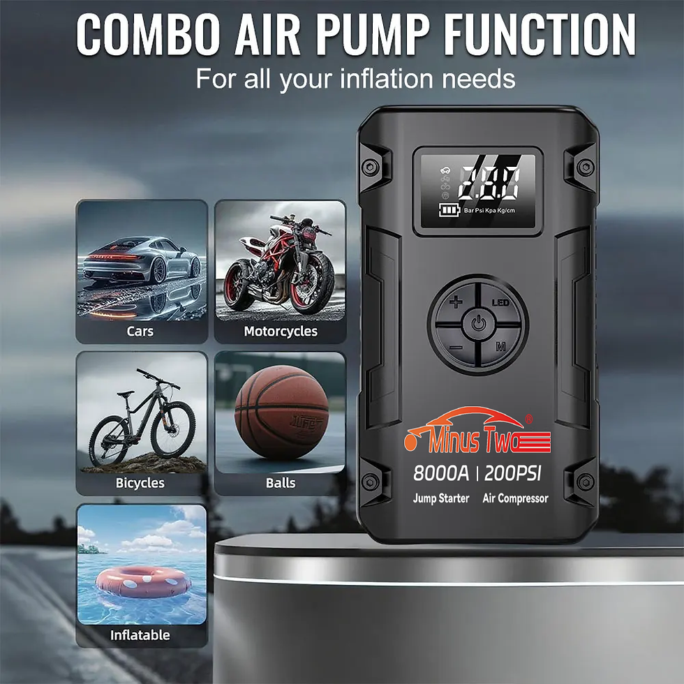 Thumbnail: Wireless Peak Car Jump Starter, Portable Emergency Booster & Car Power Supply, A
