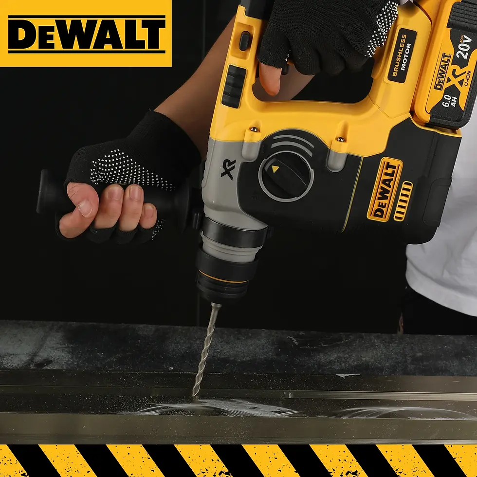 Thumbnail: DEWALT DCH273 Rotary Percussion Drill 18V/20V MAX SDS Brushless 1 Inch PLUS L-sh