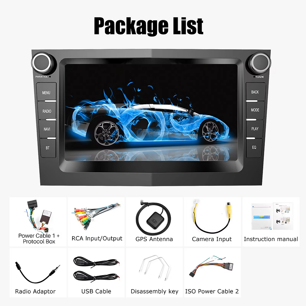 Thumbnail: ESSGOO Car Radio Multimedia 4G 64G For Opel Astra Vectra Vauxhall Antara Zafira 