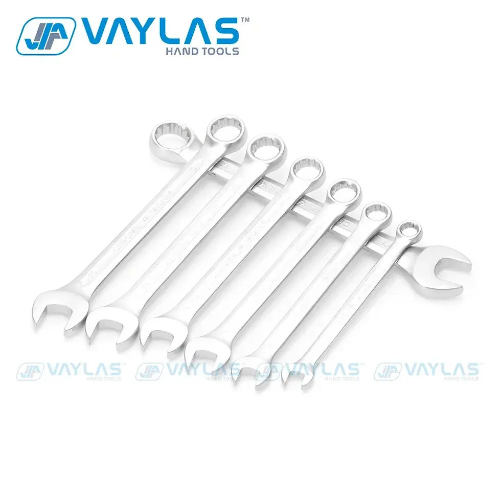 Thumbnail: 6-32mm Open Box End Combination Wrench Chrome Vanadium Opened Ring Combo Spanner