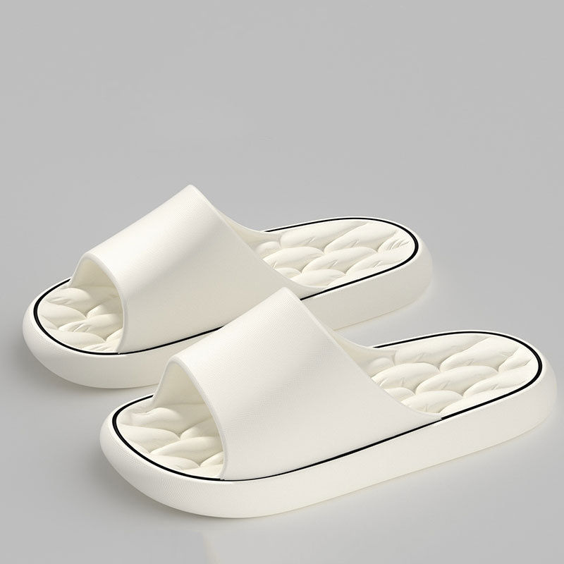 Thumbnail: Big Size Men's Slippers Summer Ligtweight Indoor Home Bathroom Sandals Anti-Slip