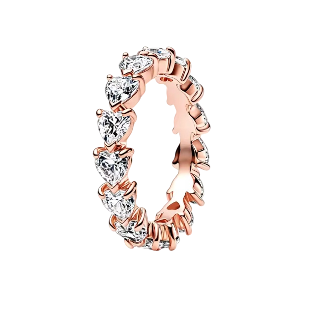 Thumbnail: 2026 Latest Multi Style Stackable Ring with Diamond Inlaid Love Peach Blossom Su