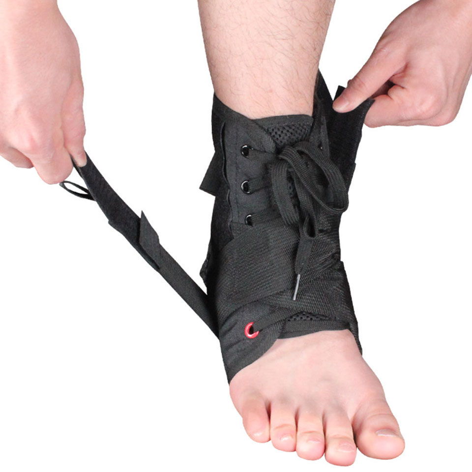 Thumbnail: AOLIKES 1PCS Adjustable Bandage Sports Foot Anklet Wrap Ankle Brace Support Elas