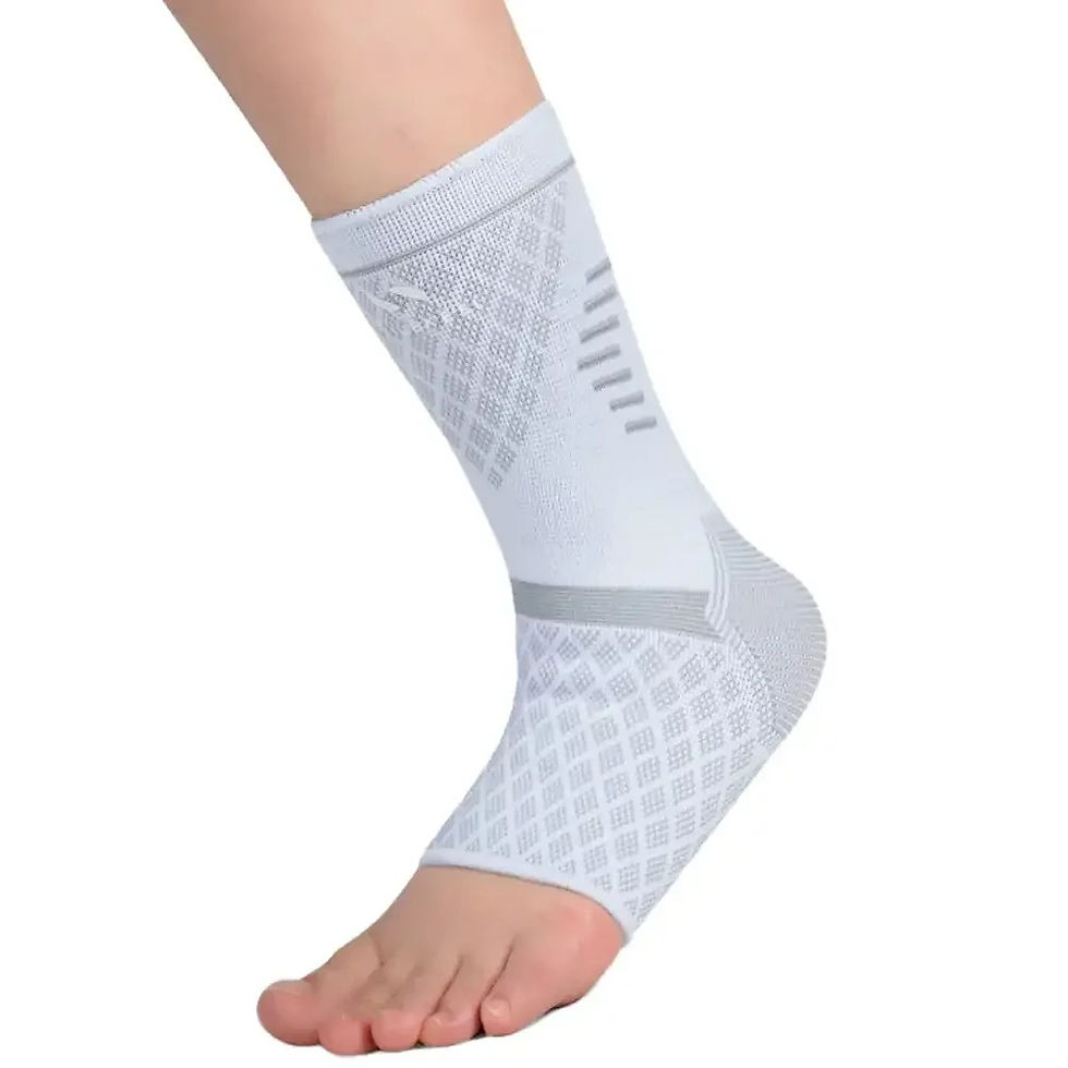 Thumbnail: Adjustable Elastic Ankle Brace Compression Sleeve Foot Support Stabilizer for Pl
