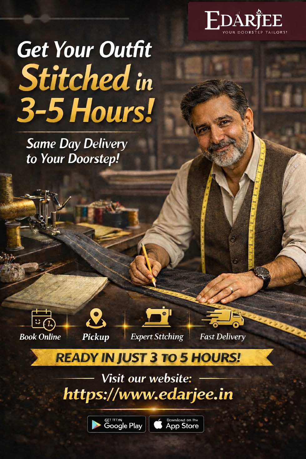 3-5 Hour Express Doorstep