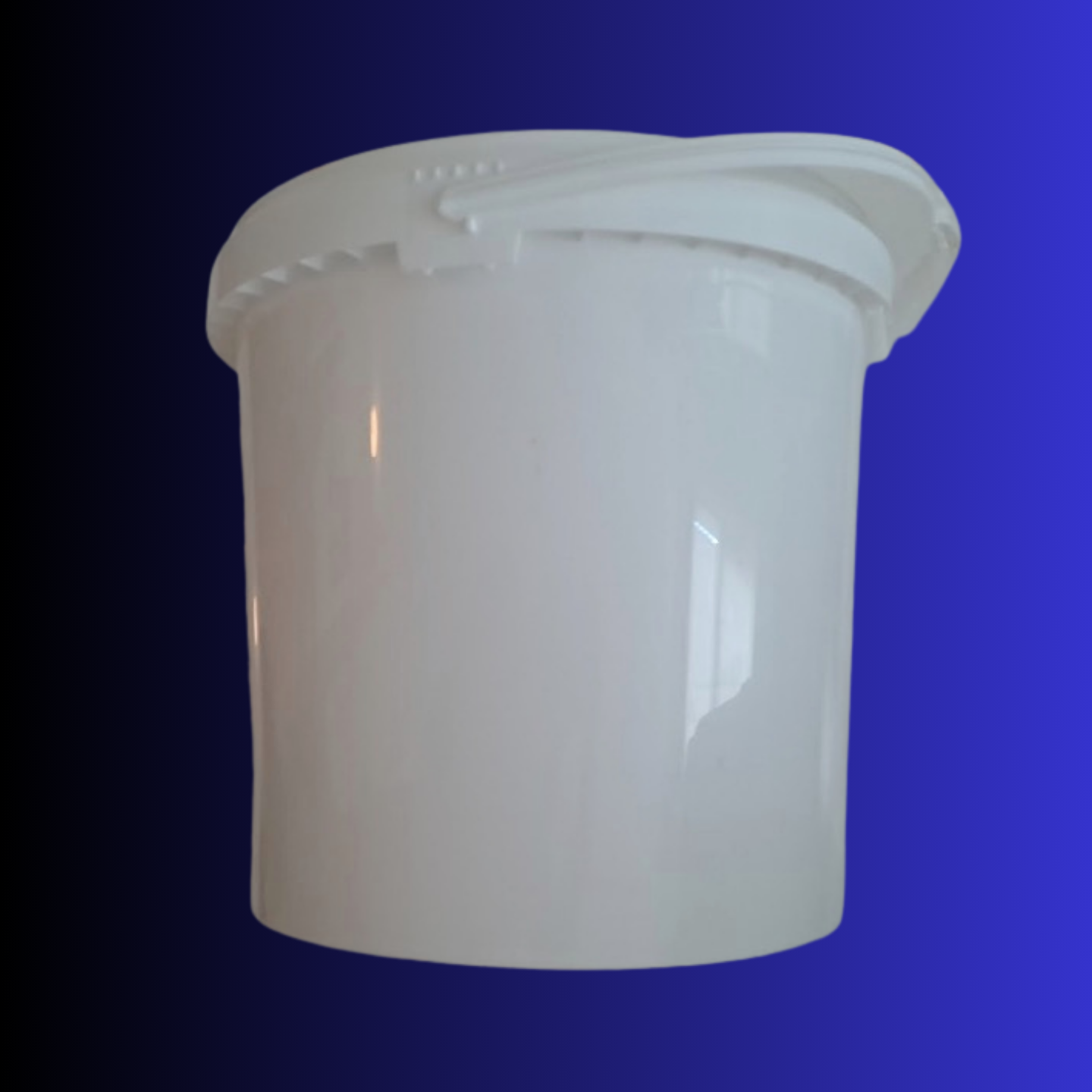 Emmer rond, transparant of wit