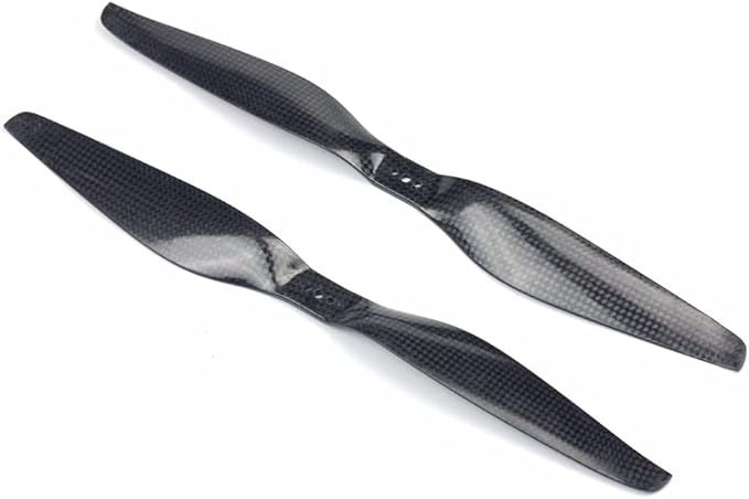 Thumbnail: 13x5.5 Carbon Fiber 1355 Propellers Accessories with 3 Screw Holes for Tiger Tar