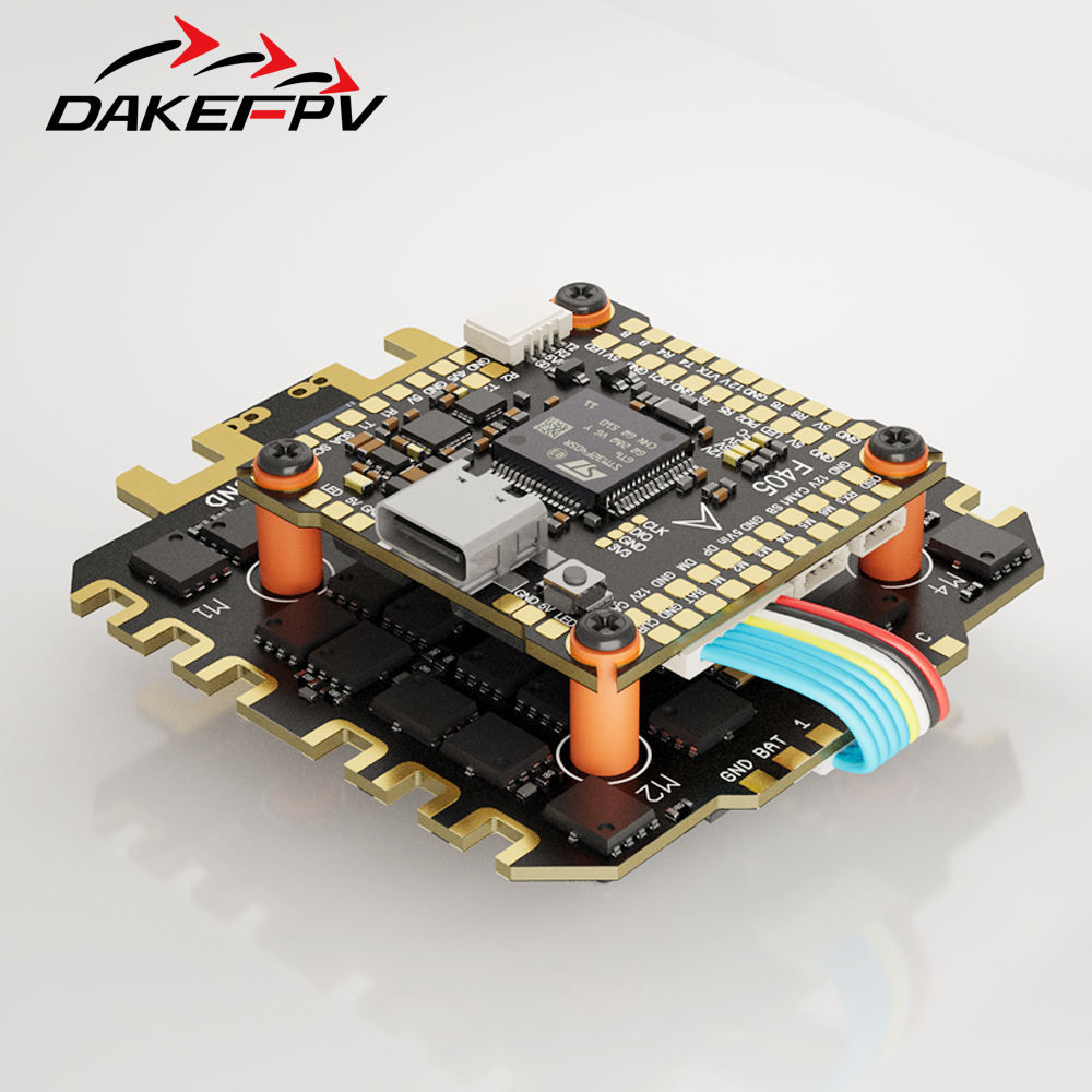 DAKEFPV F405 V3 FC 3s-8s 70A  Esc Stack bluejay