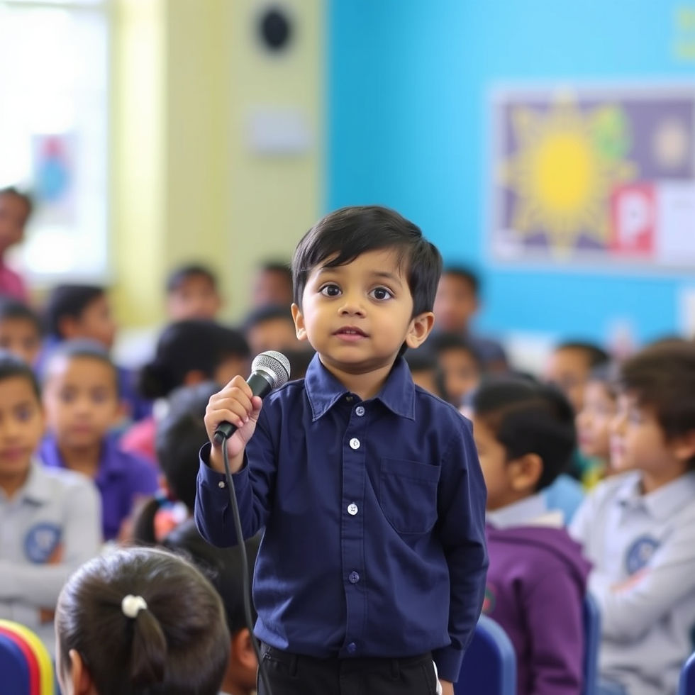 Why Every Child Should Learn Public Speaking | Best Preschool in Delhi