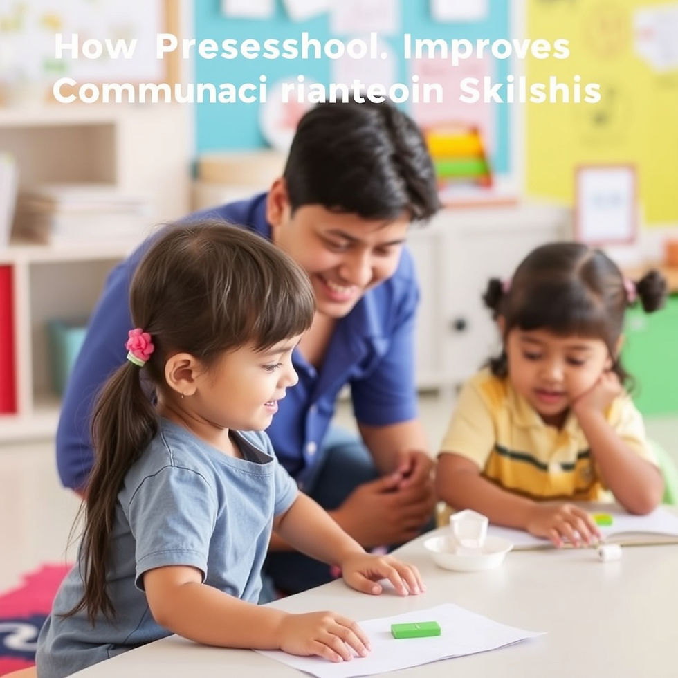 How Preschool Improves Communication Skills | Best Preschool in Delhi.