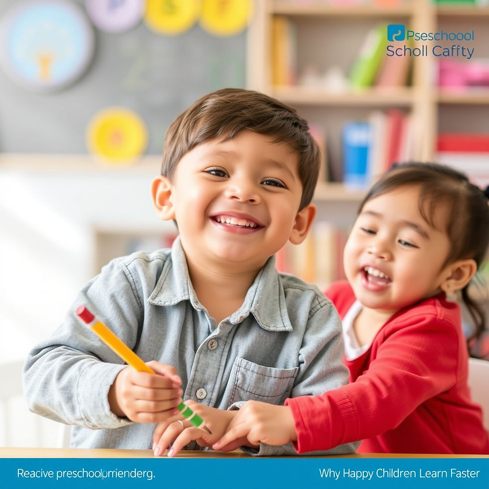 Why Happy Children Learn Faster | Best Preschool in Delhi.