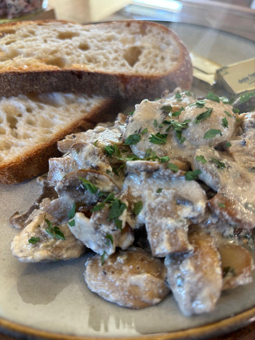 garlic mushrooms