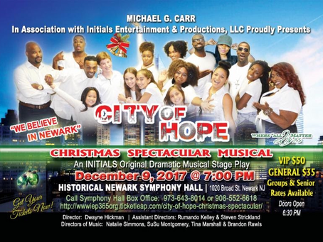 City Of Hope” takes on Newark Symphony Hall in Dramatic Fashion for an evening of music and clever s