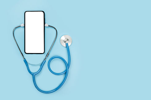 online doctor. app health phone mockup. get an online consultation from doctor by mobile p