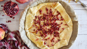 Galette di mele e melograno - ricetta facile e veloce