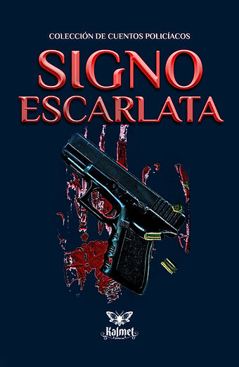 Portada Signo Escarlata colección de cuentos policiacos