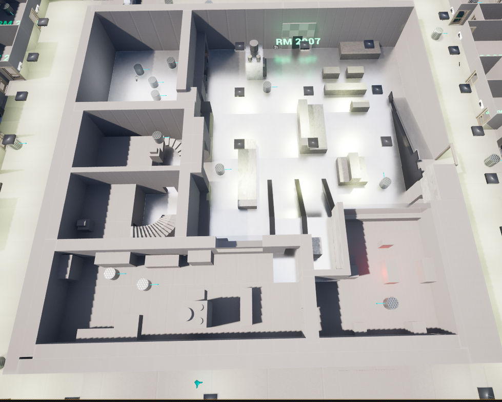 Project Outbreak LabBaseFloorAerialView