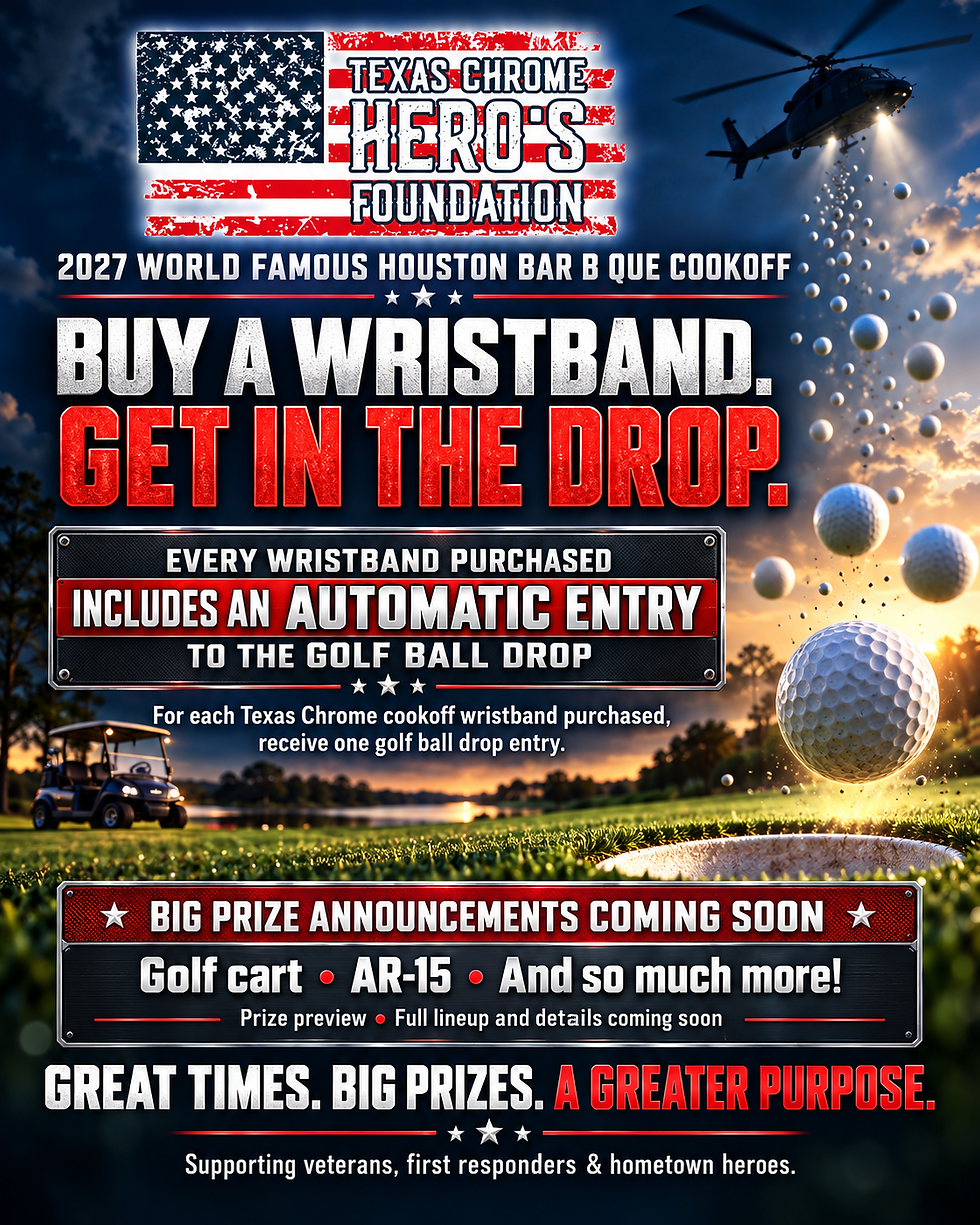 Texas Chrome Golf Ball Drop