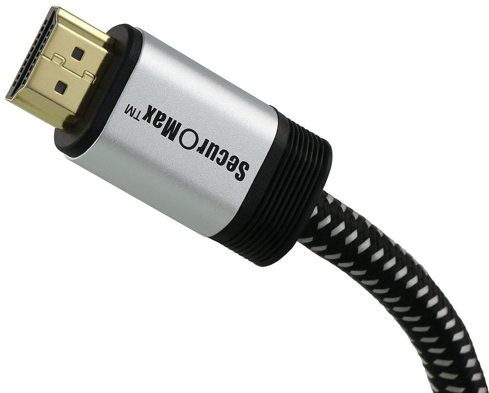 Thumbnail: HDMI Cable 6ft - HDMI 2.0 (4K @ 60Hz) Ready - 28AWG Braided Cord - High Speed 18