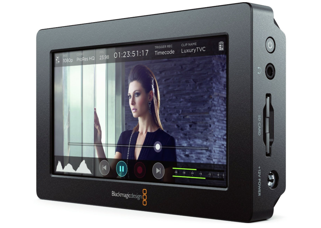 Blackmagic Design Video Assist HDMI/6G-SDI Recorder and 5" Monitor - HYPERD/AVID