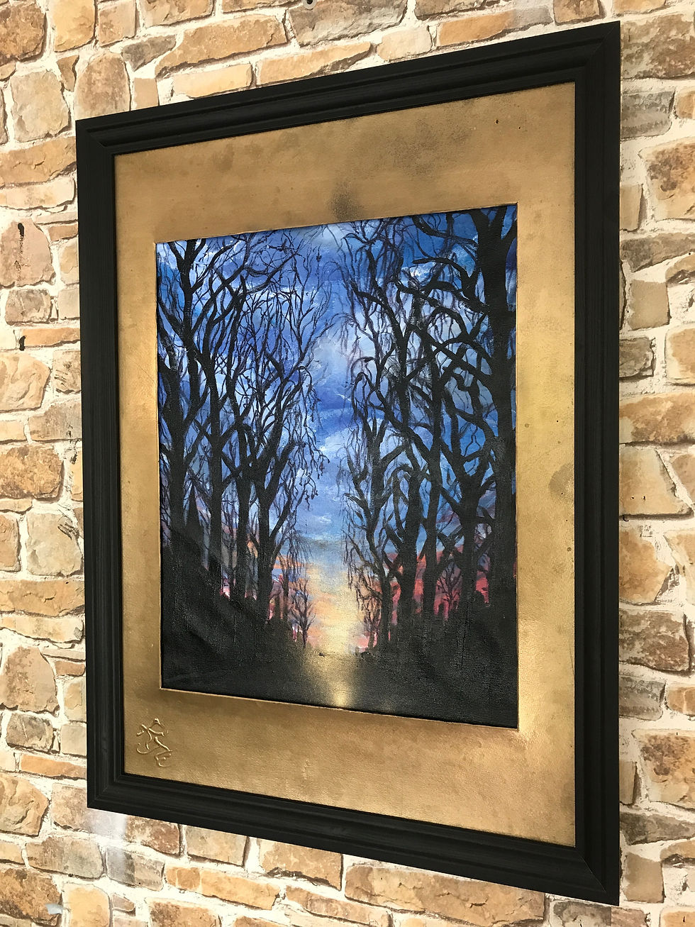 Thumbnail: SUBURBAN SUNSET 5-73X53cms Original