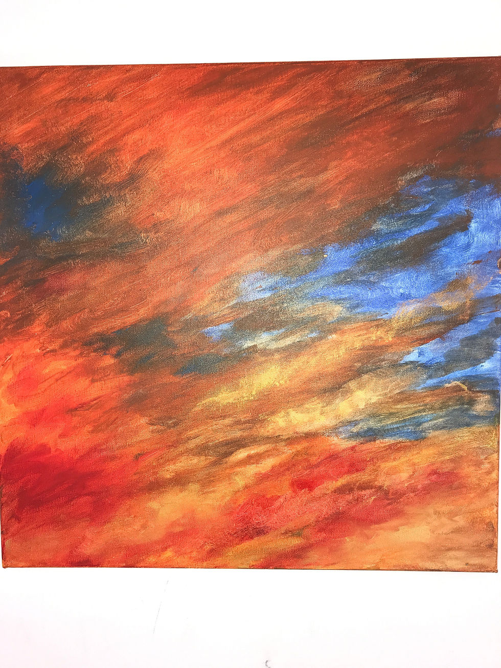 Thumbnail: AB' FIRE SKIES 1-50X50cms