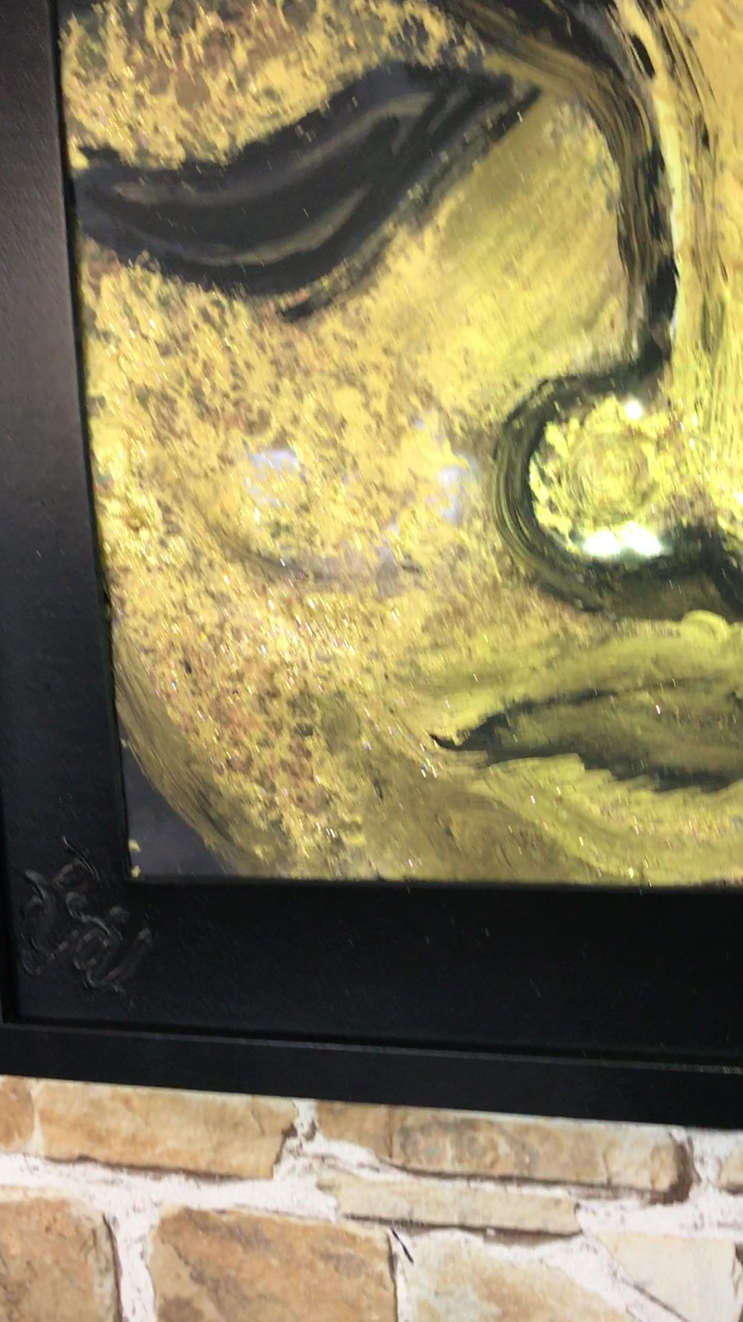 GOLDEN BUDDHA 3....43x33cms