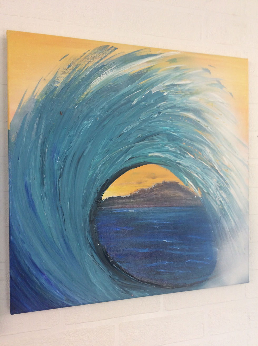 Thumbnail: OCEANA FOUR-40X40X3cms CANVAS