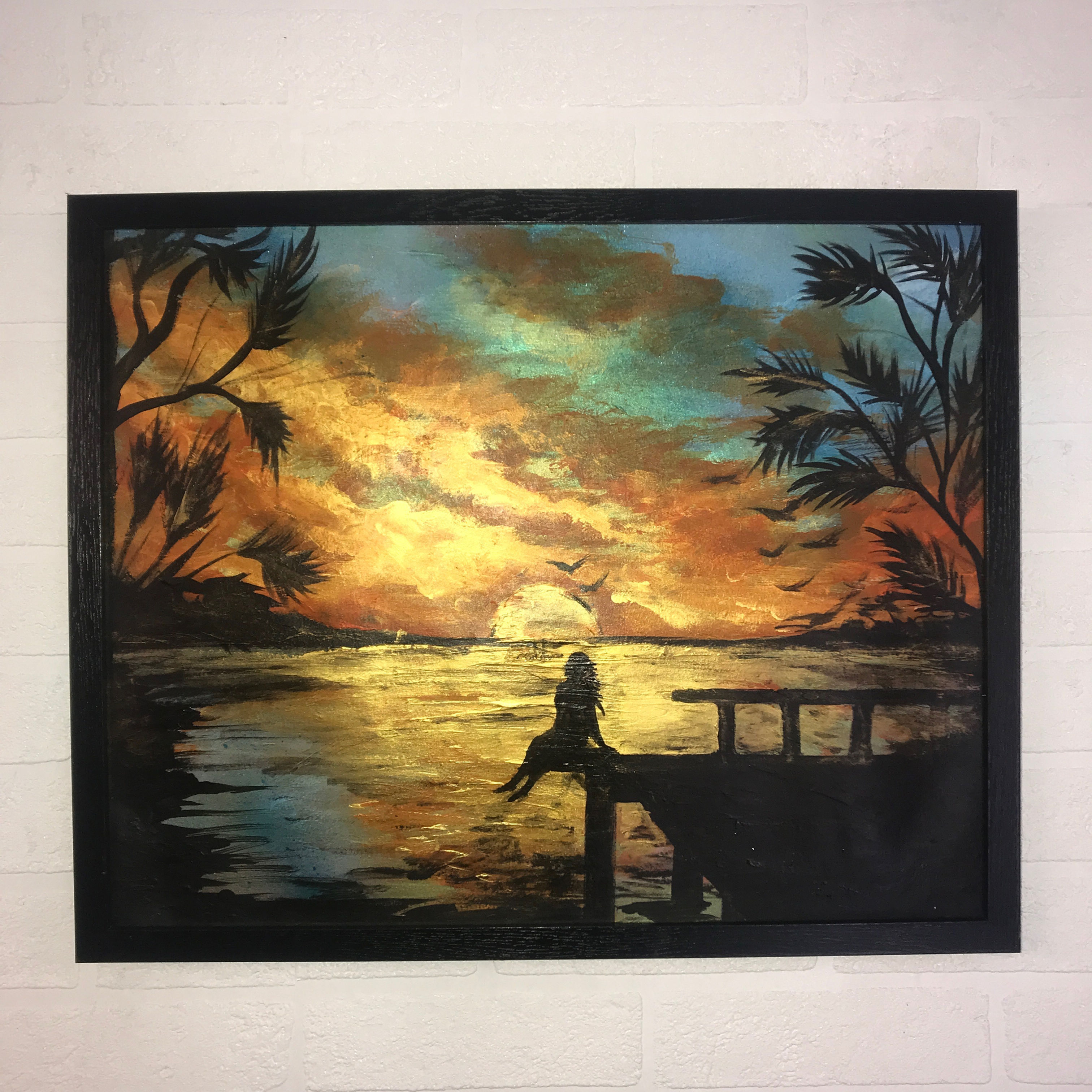 Where I wanna re21- 50x40cms me time ORIGINAL UNIQUE PAINTING
