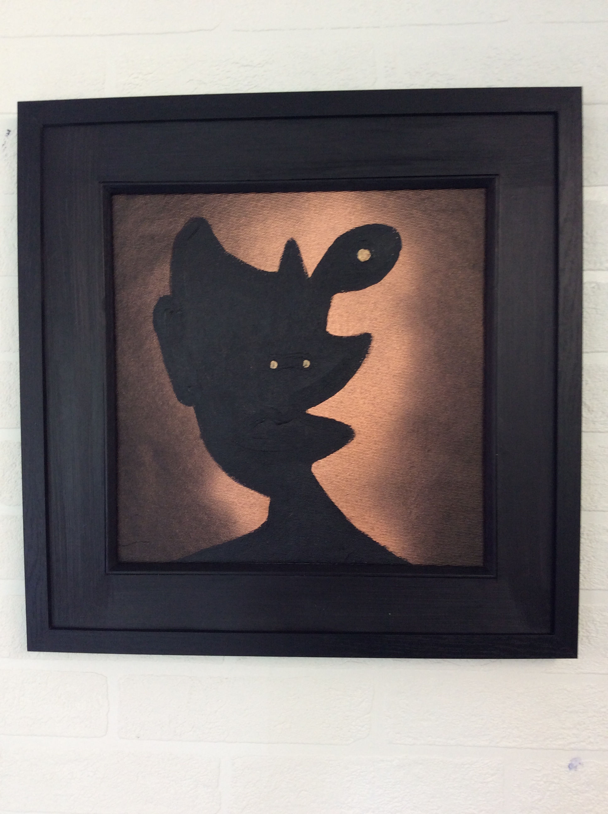 AB'FACE OFF 1-43X43X3 -original Acrylic  Painting