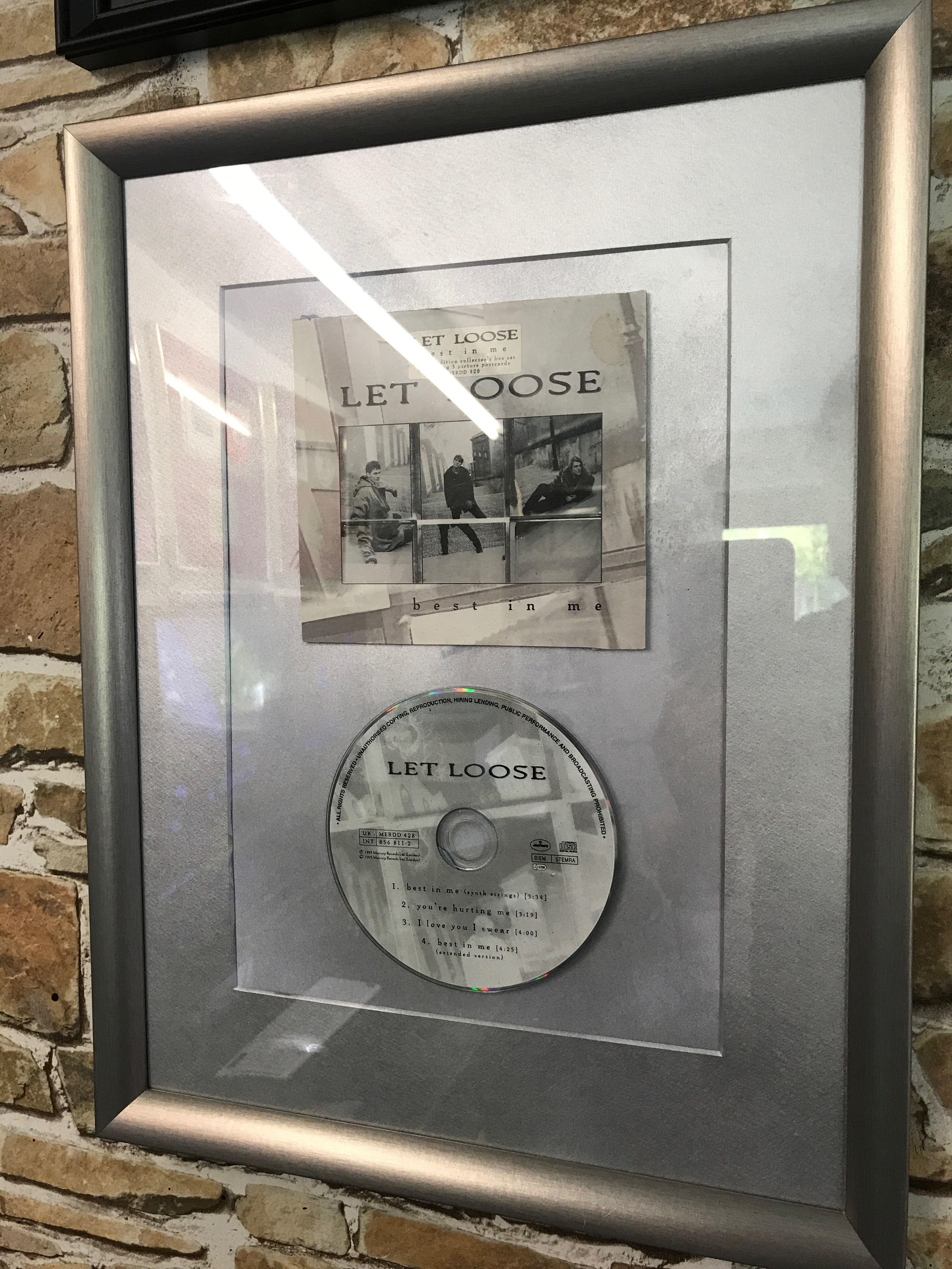 VARIOUS LET LOOSE cd ORIGINAL 43X53cms FRAME