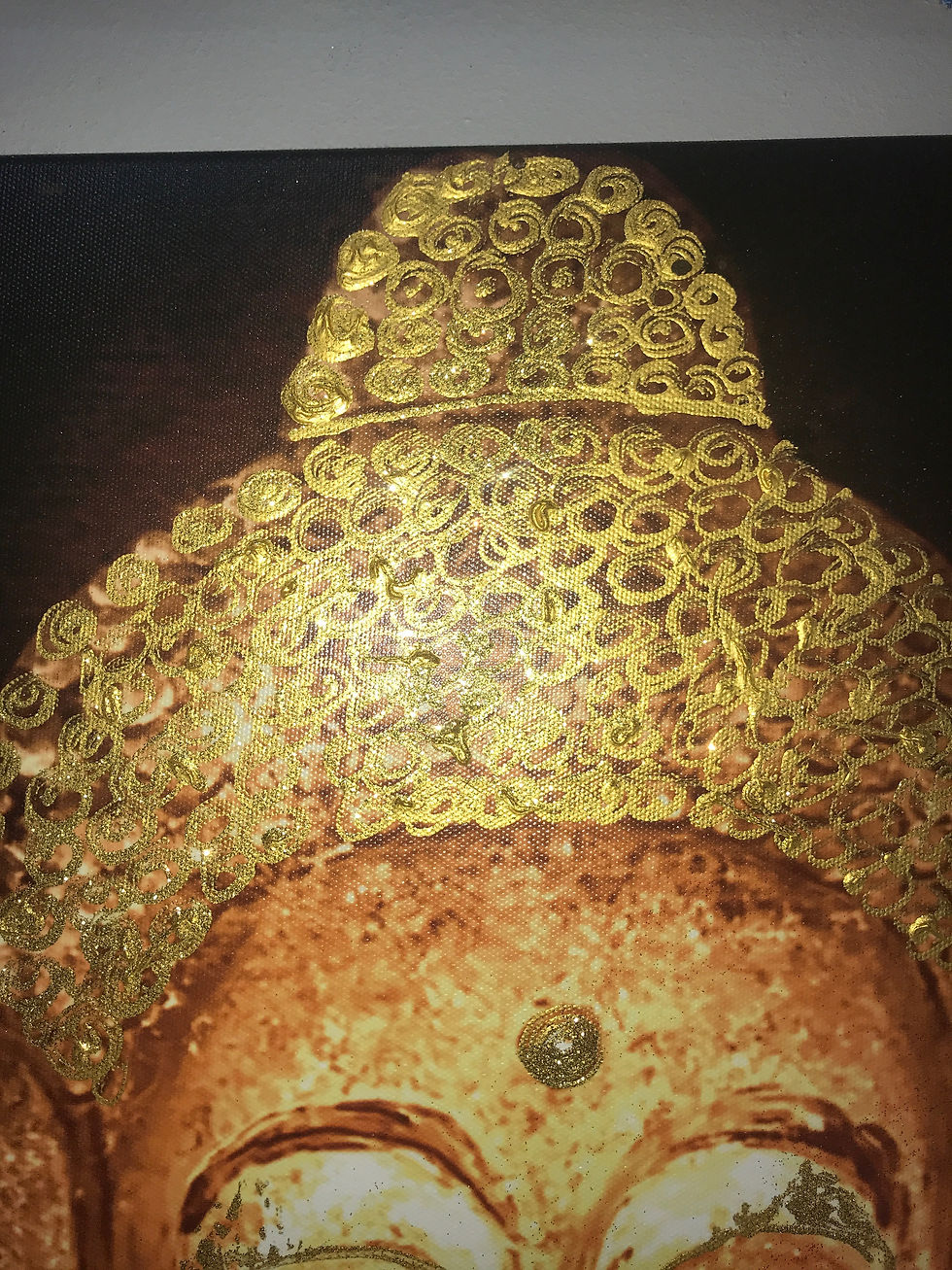 Thumbnail: GOLDEN BUDDHA -60X40cms canvas