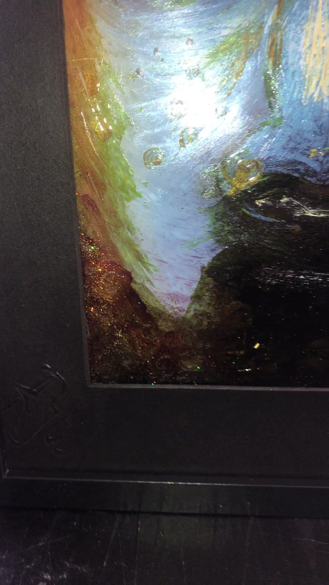 BLACK BUDDHA 1....43x33cms