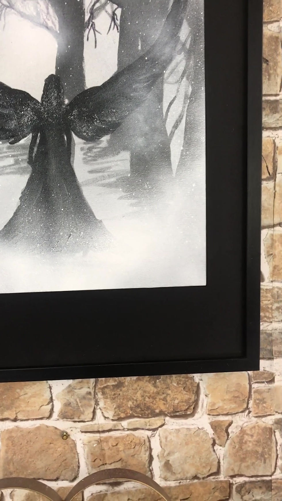 Thumbnail: MISTY FOREST ANGEL 2 73X53CMS ACRYLIC