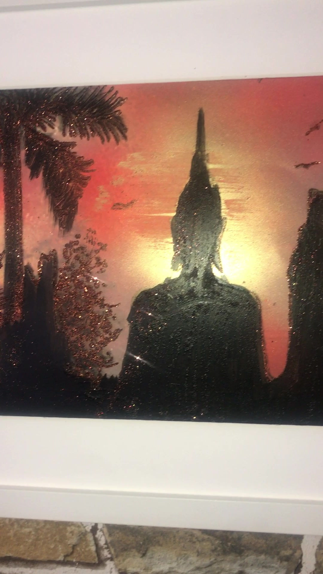 BUDDHA SUNSET 1....43x33cms
