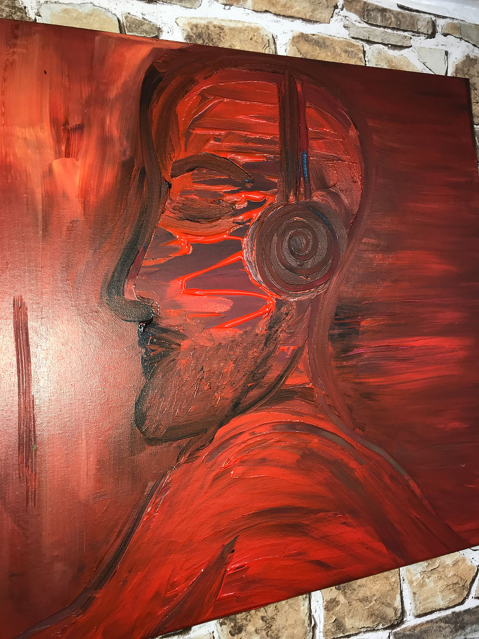 Thumbnail: MY OWN WORLD PAINTING 24X20''