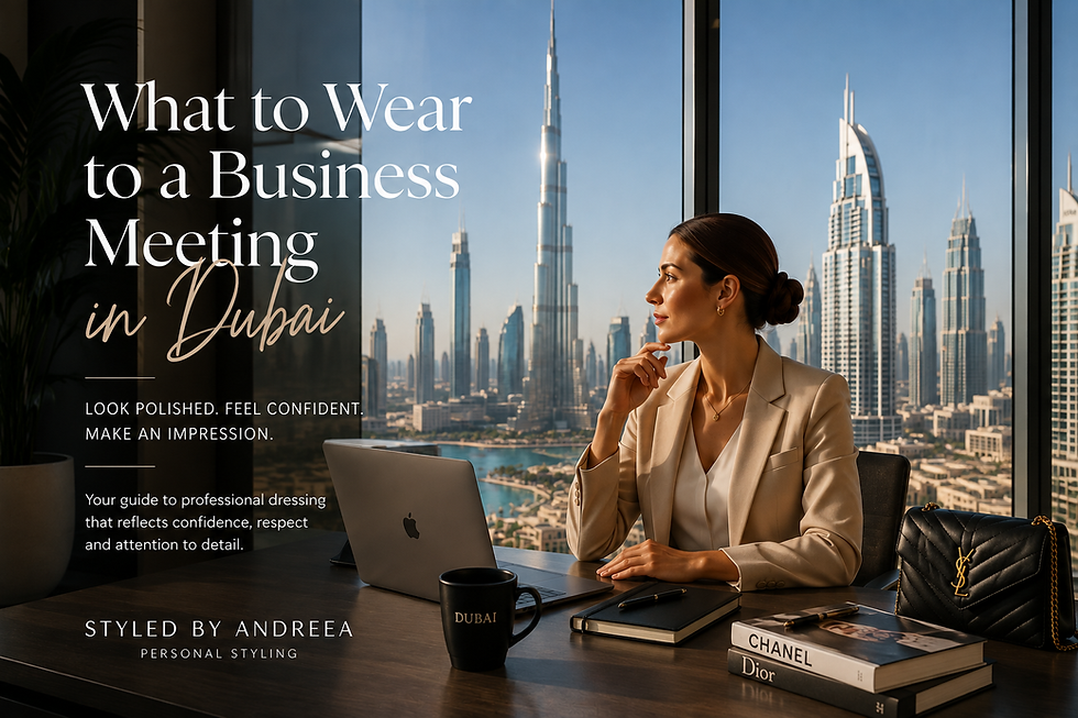 What to Wear to a Business meeting in Dubai