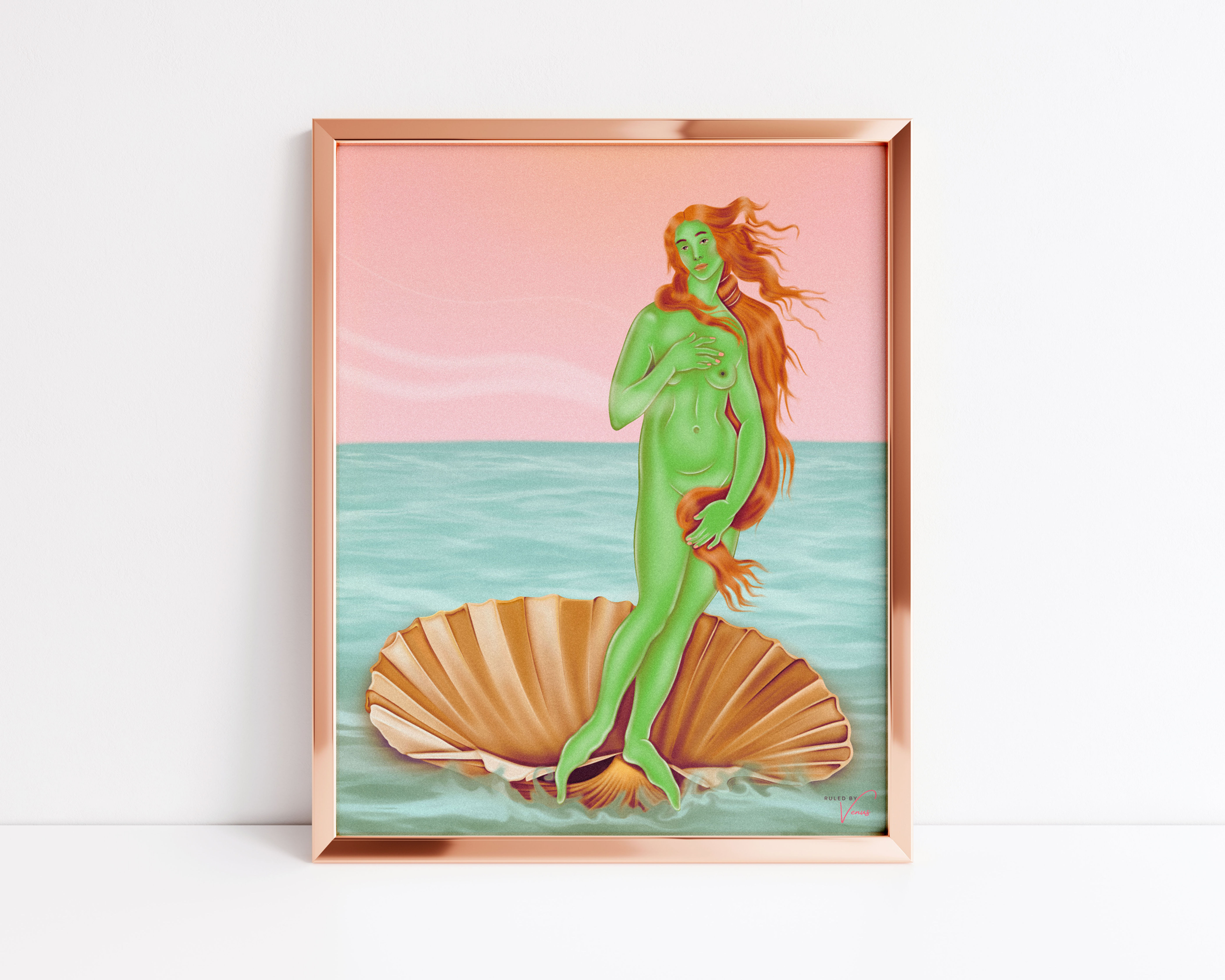The Birth of Venus Alien | 8.5x11 Print