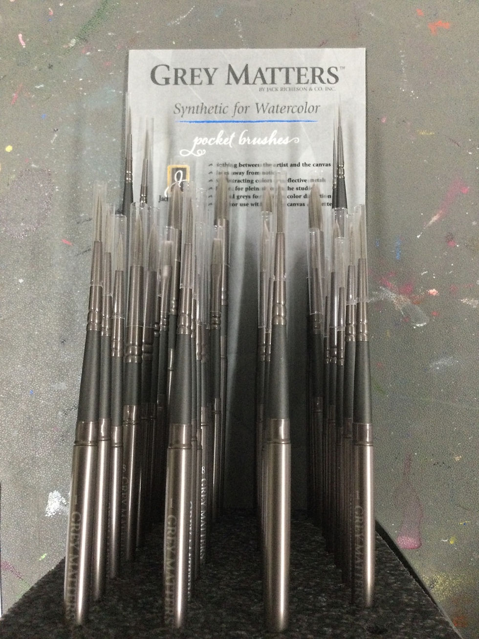Grey Matters Pocket Brushes - Watercolour & Flow