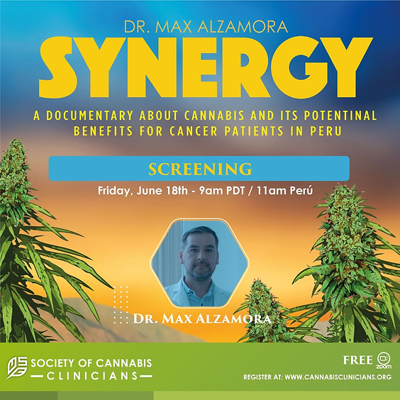 'Sinergia': transmisión del documental de la 'Society Of Cannabis Clinicians'
