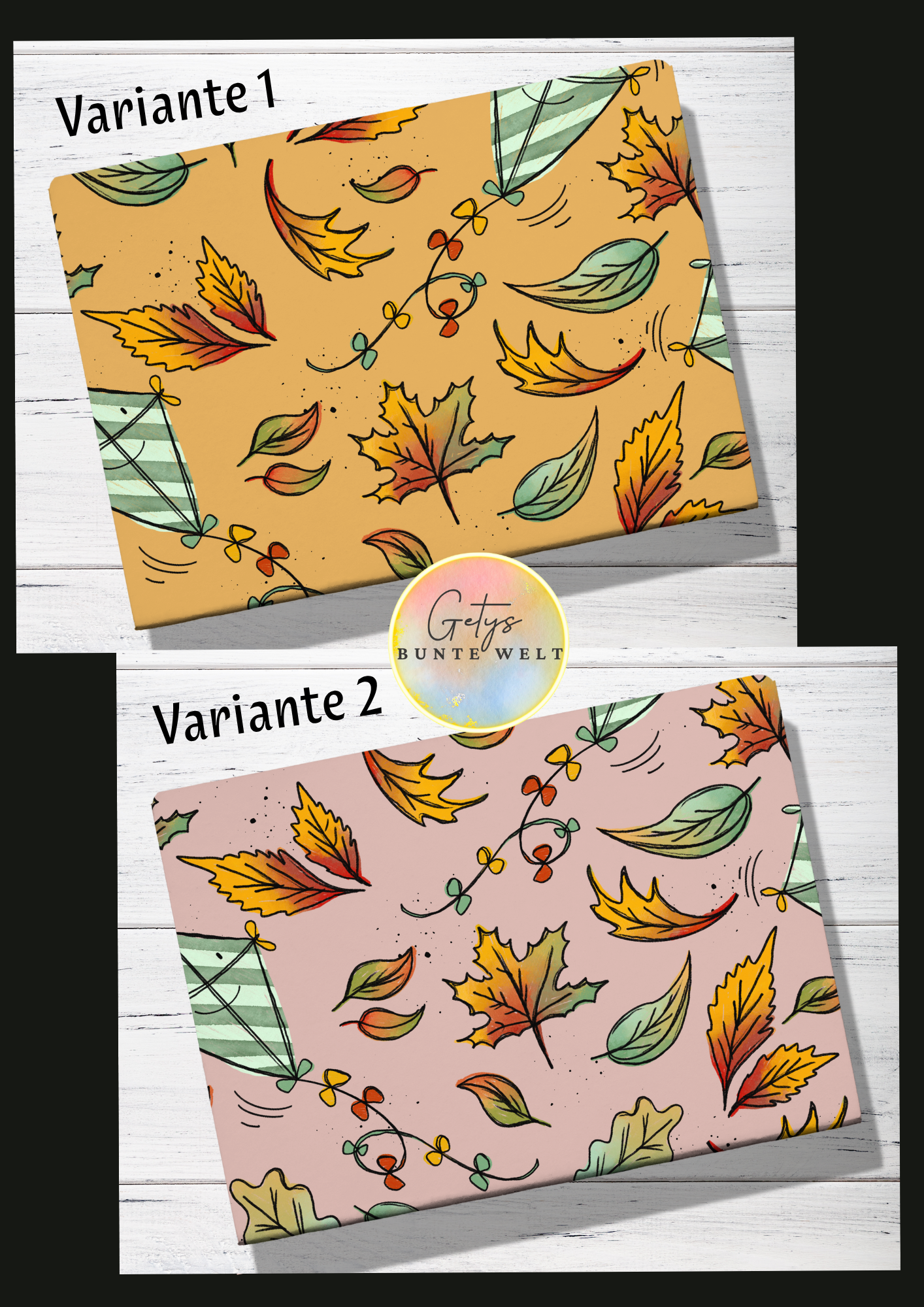 Stoff Herbstwind, Jersey, French Terry usw. Designby Katzengold.design