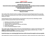 RESTRICTED SOLICITATION FOR ENGINEERING SERVICES:McGirt Gin Road Subdivision Infrastructure