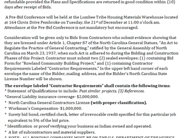 Rowland Community Solicitation Bid
