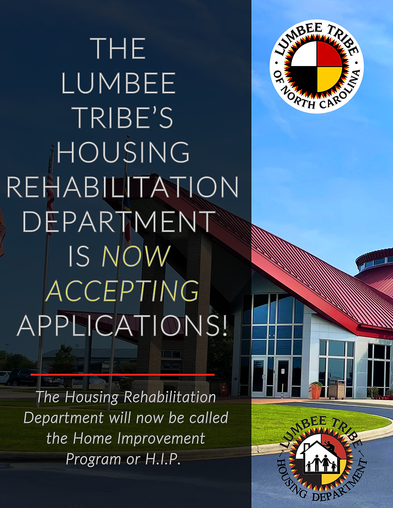 Tribe Management Rental Program The Lumbee Tribe Housing Department, recently renamed to the Home ...