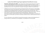 Press Release - Lumbee Tribe LIHEAP Energy Program Application Period Moved to January