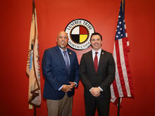 Thank you to North Carolina Attorney General Jeff Jackson for visiting the Lumbee Tribe Housing Complex this afternoon. 
