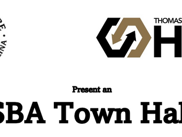 SBA Town Hall Meeting--October 19th from 9 am till 11:30 am at the Thomas Entrepreneurship Hub