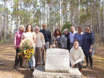 This weekend, members of the Lumbee Tribe traveled to Bulloch County, Georgia, to take part in the annual cleaning of the Croatan Indian Memorial Cemetery.
